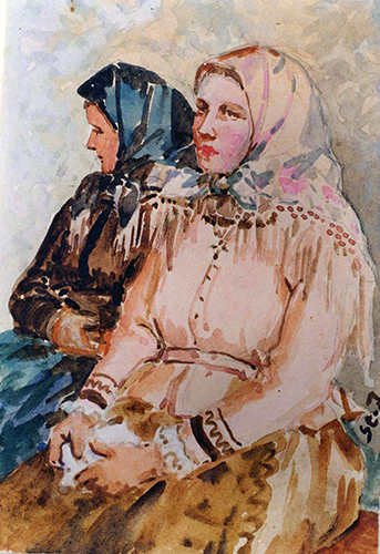 Zwei junge Frauen