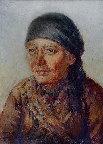 Porträt einer alten Frau