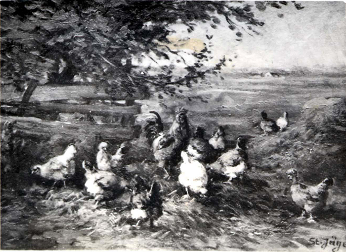 Hühnerhof – Baumgruppe