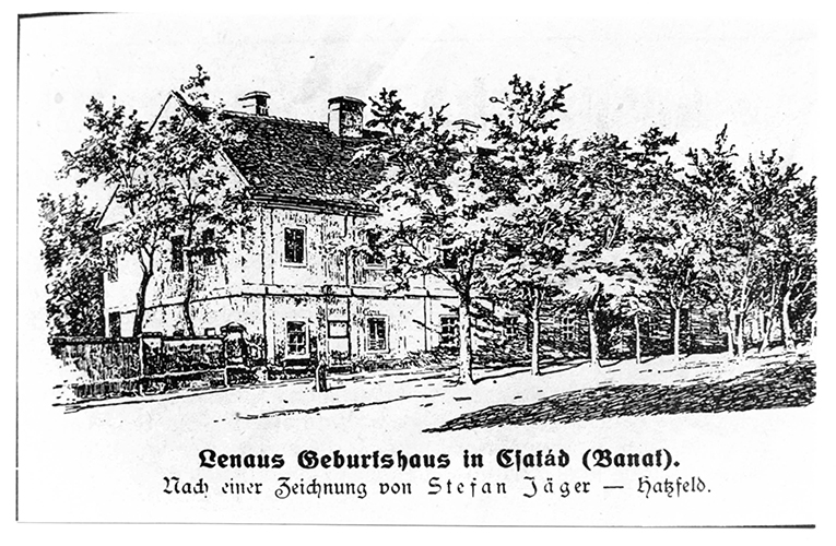 Lenaus Geburtshaus in Csatád