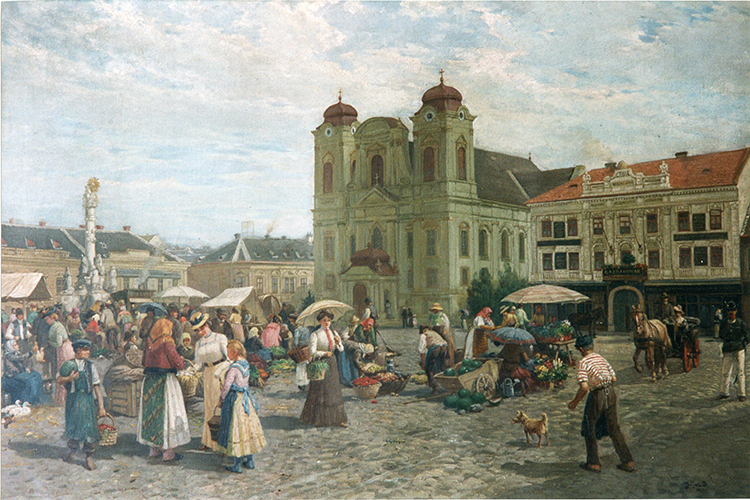 Markt am Dompaltz, Temeswar