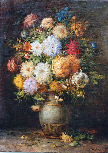 Chrysanthemen in der Vase