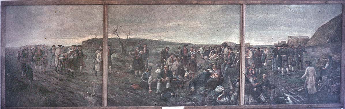 Einwanderung der Deutschen in Südungarn (Triptychon)