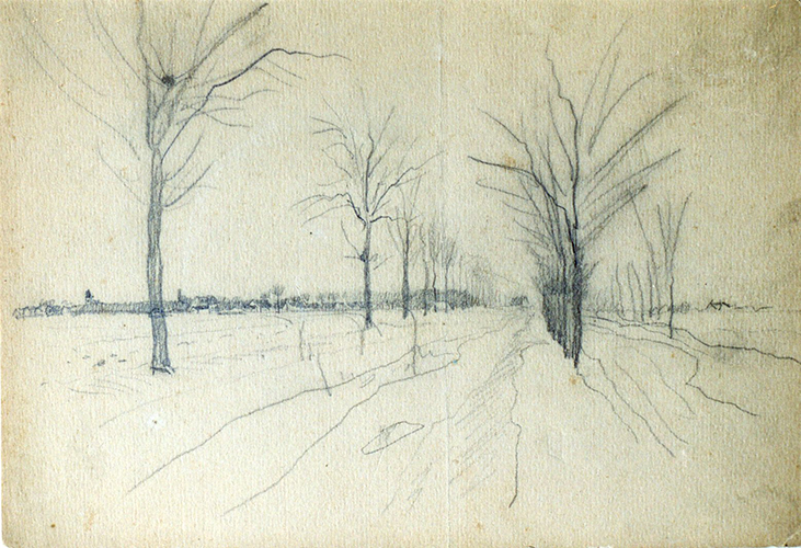 Landstraße, Winter