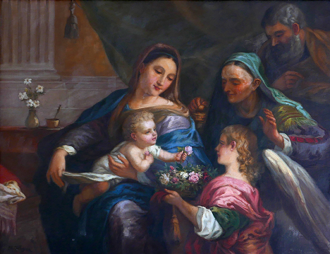 Maria mit Jesus, Johannes und die Hl. Anna